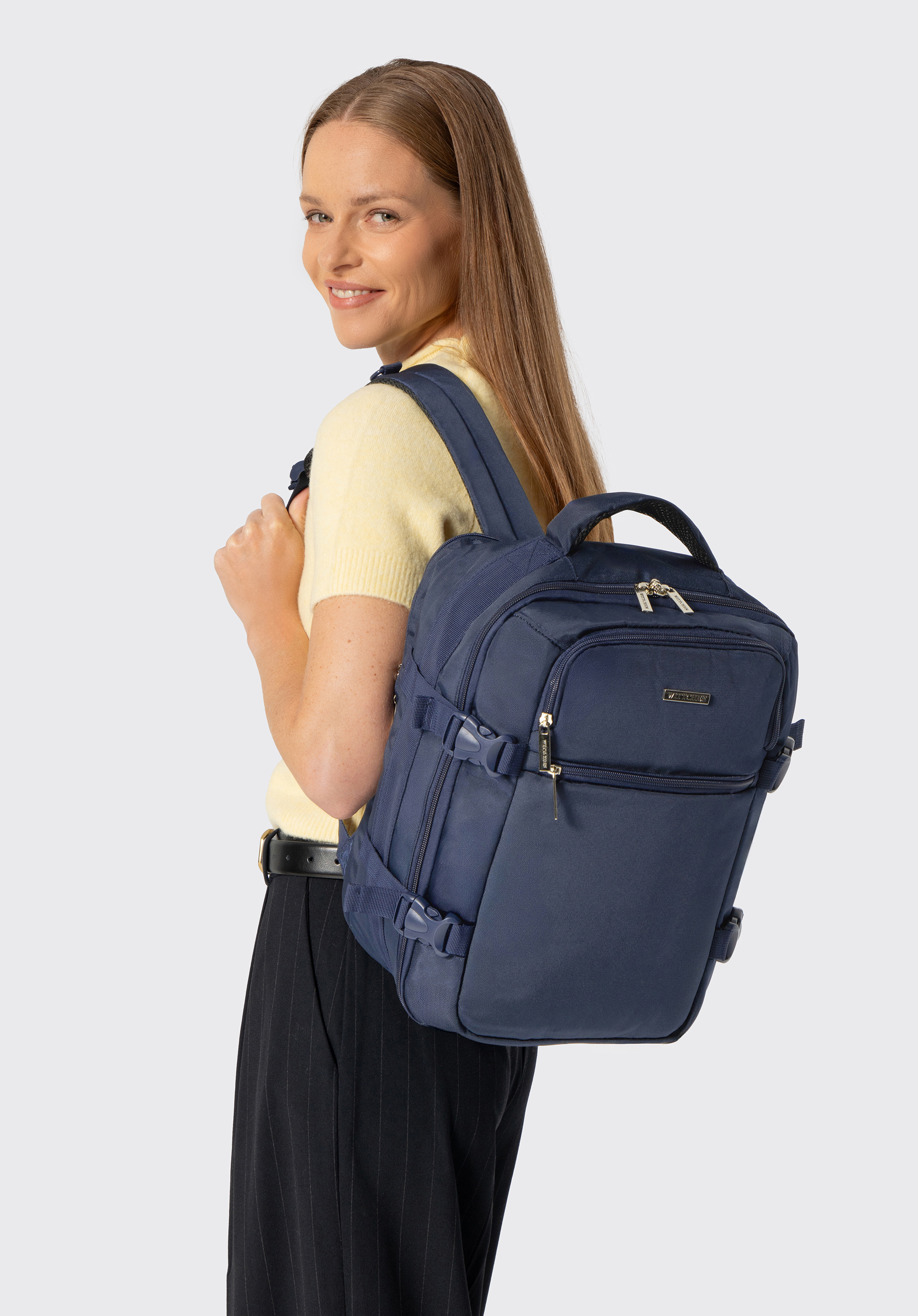 Kabinenreiserucksack mit 13-Zoll-Laptopfach, dunkelblau, 29-3P-100-N, Bild 1