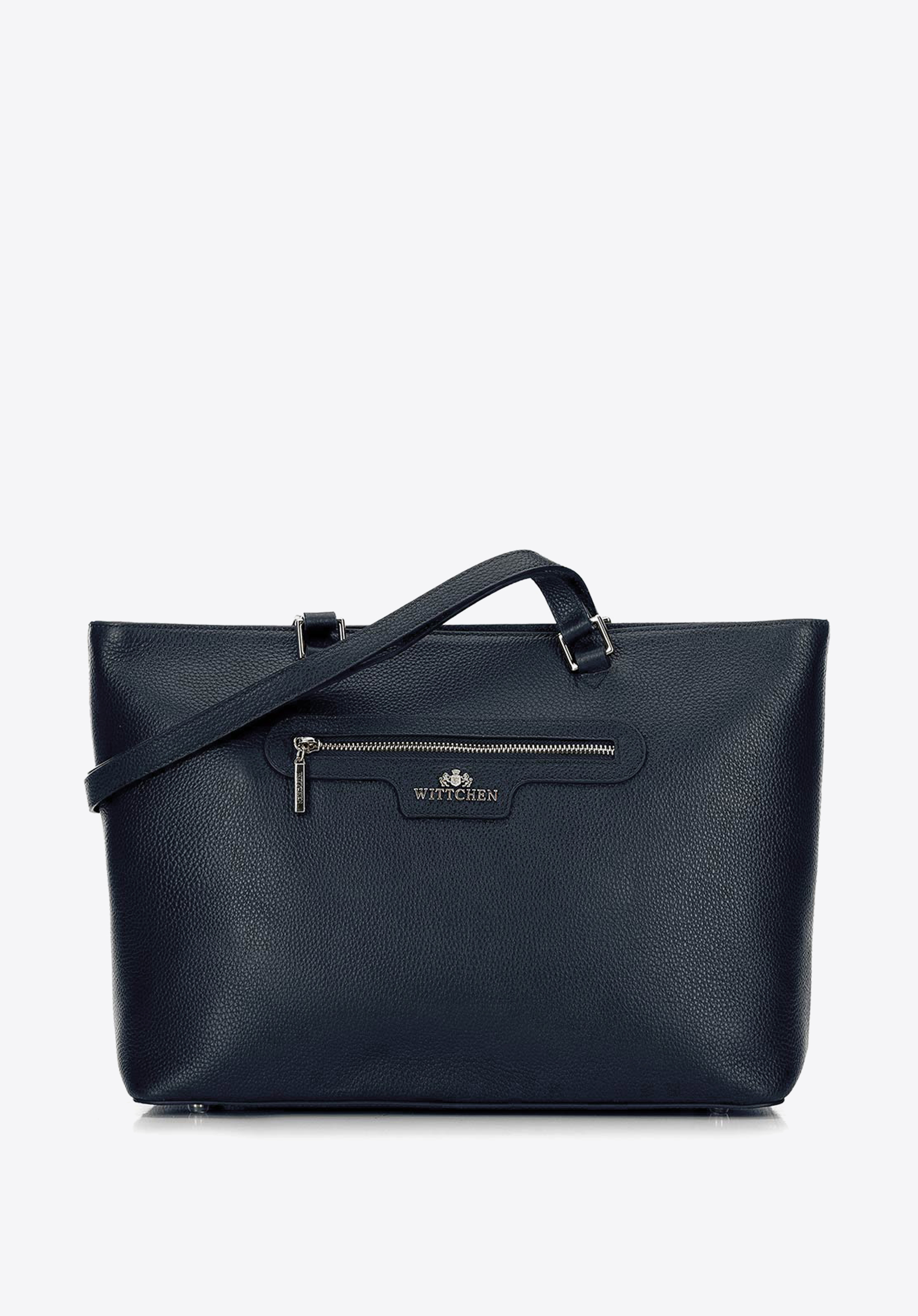 KLASSISCHE SHOPPER-TASCHE AUS LEDER