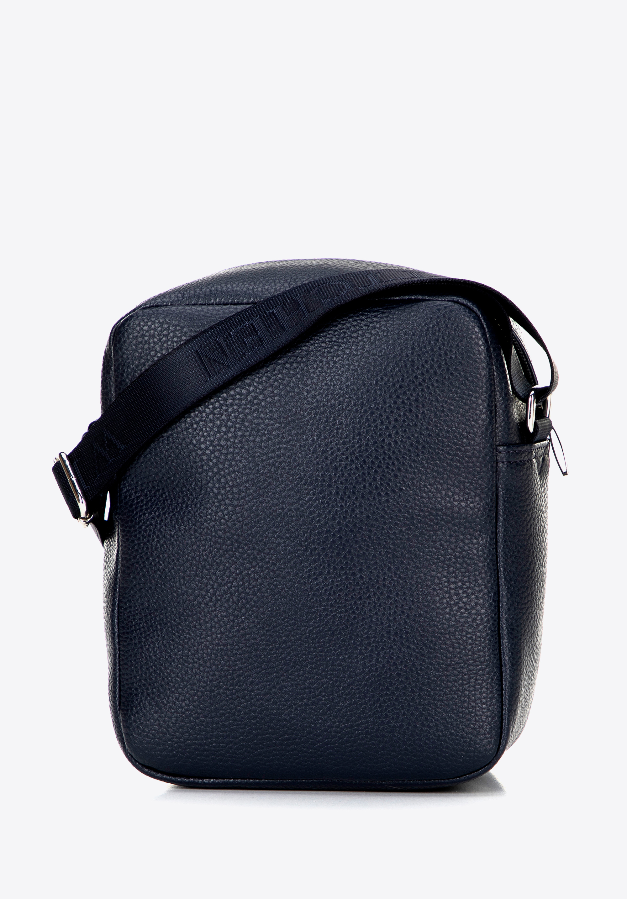 Kleine Umhängetasche aus Öko-Leder, dunkelblau, 100-4P-012-7, Bild 1