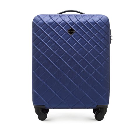 36 L 55x40x20 cm hochwertiger und Stabiler hartschalen WITTCHEN Koffer – Handgepäck Dunkelblau Material: ABS 