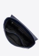 Kleines Köfferchen aus Leder, dunkelblau, 97-4E-623-P, Bild 3