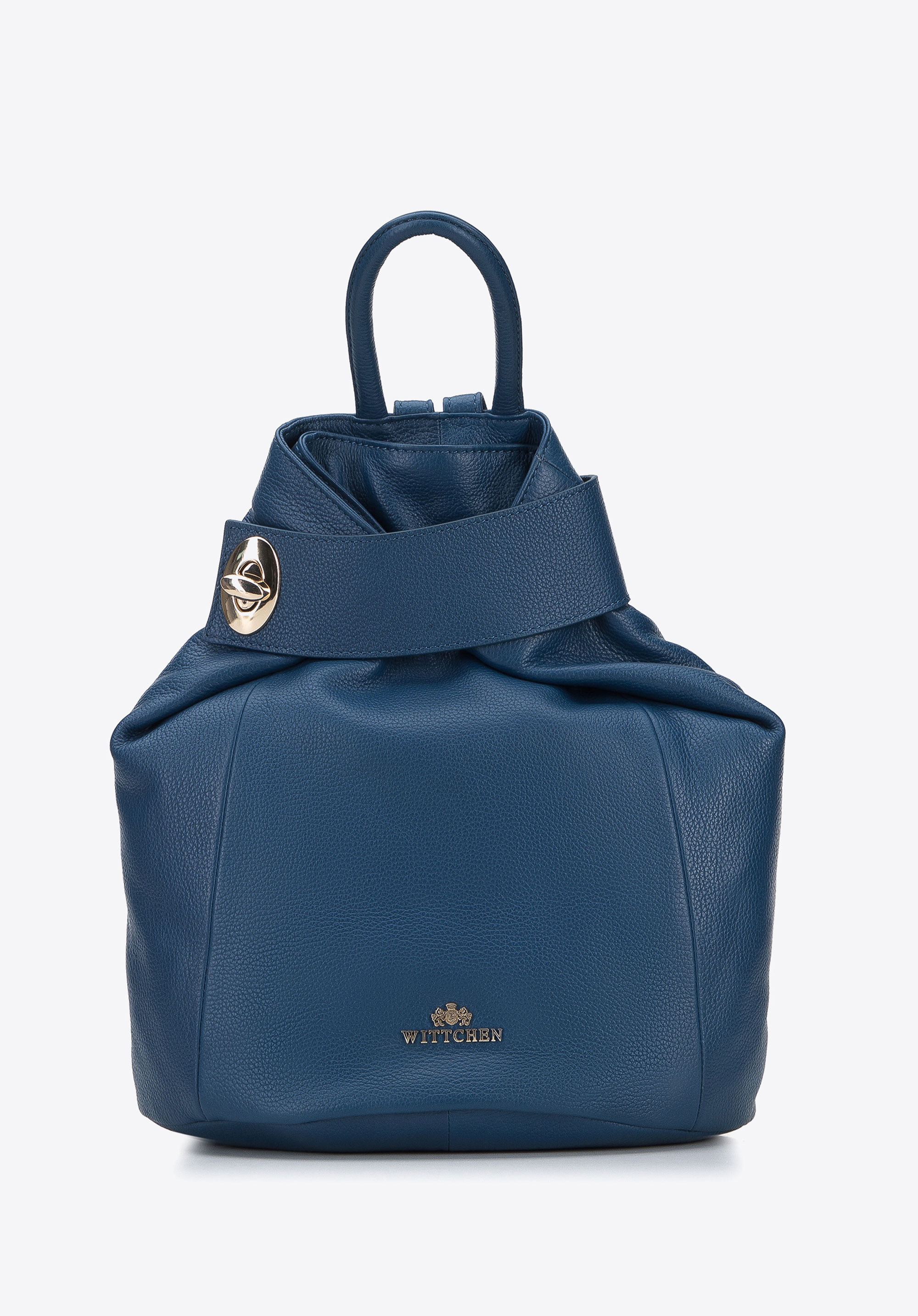 Lederrucksack für Damen mit Stirnband