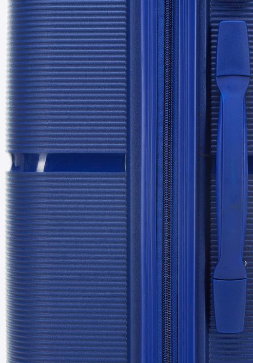 Mittelgroßer Koffer aus Polypropylen, dunkelblau, 56-3T-142-10, Bild 10