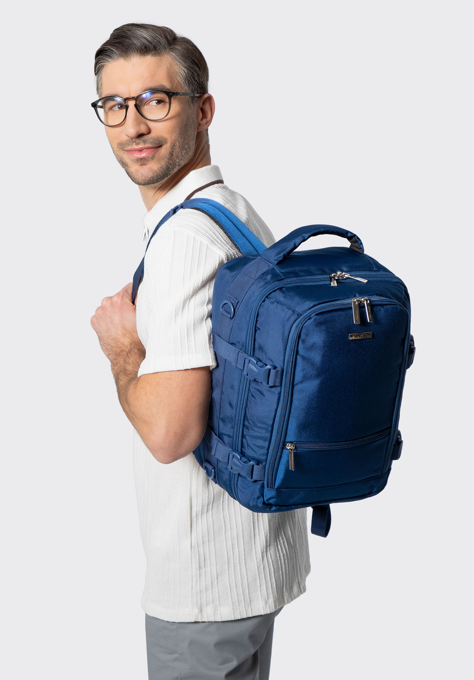 Multifunktionaler 2-in-1-Reiserucksack, dunkelblau, 29-3P-000-90B, Bild 1