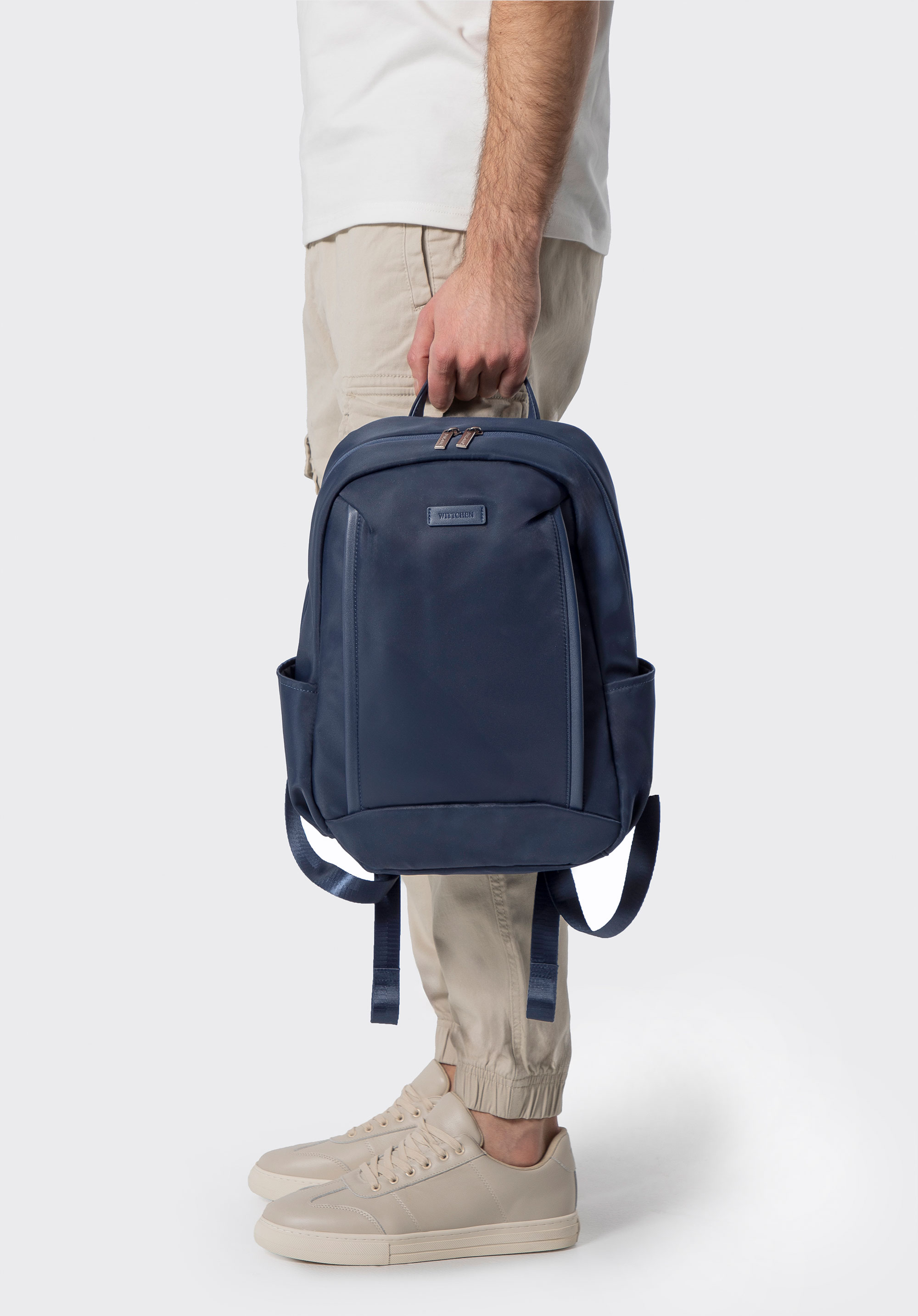 Multifunktionaler Rucksack mit Laptopfach für 13"/14"-Laptops, dunkelblau, 102-3P-801-7, Bild 1