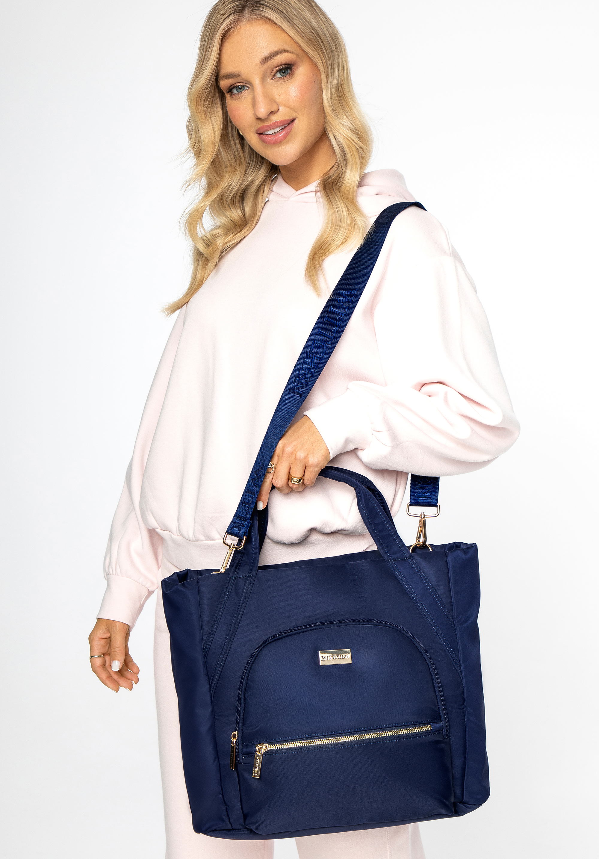 Nylon 14'''' Laptoptasche, dunkelblau, 29-4P-202-90, Bild 1