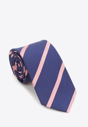 Krawatte, dunkelblau-rosa, 87-7K-002-X5, Bild 1