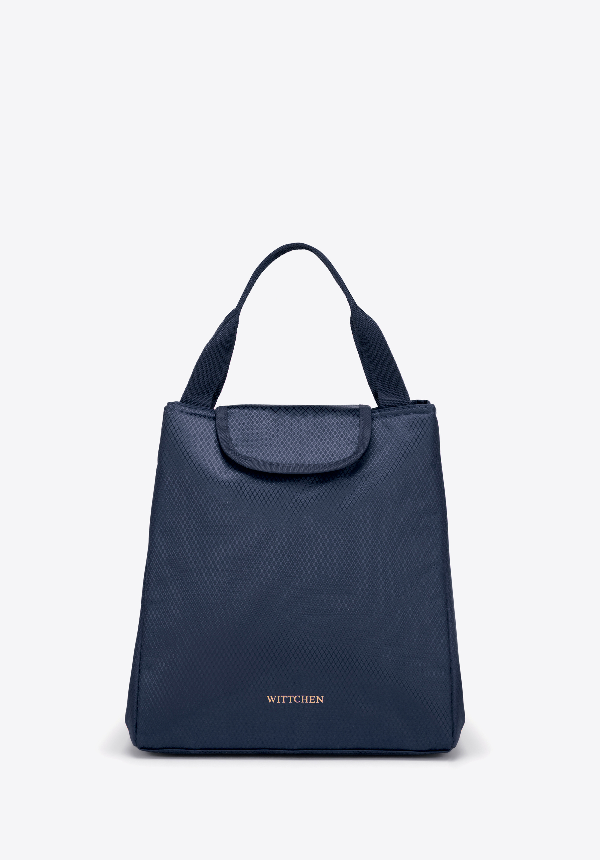 Trapezförmige Lunch-Tasche, dunkelblau, 56-3-022-90, Bild 1
