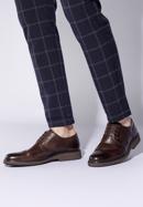 Brogues für Herren mit leichter Sohle, dunkelbraun, 95-M-508-4-42, Bild 15