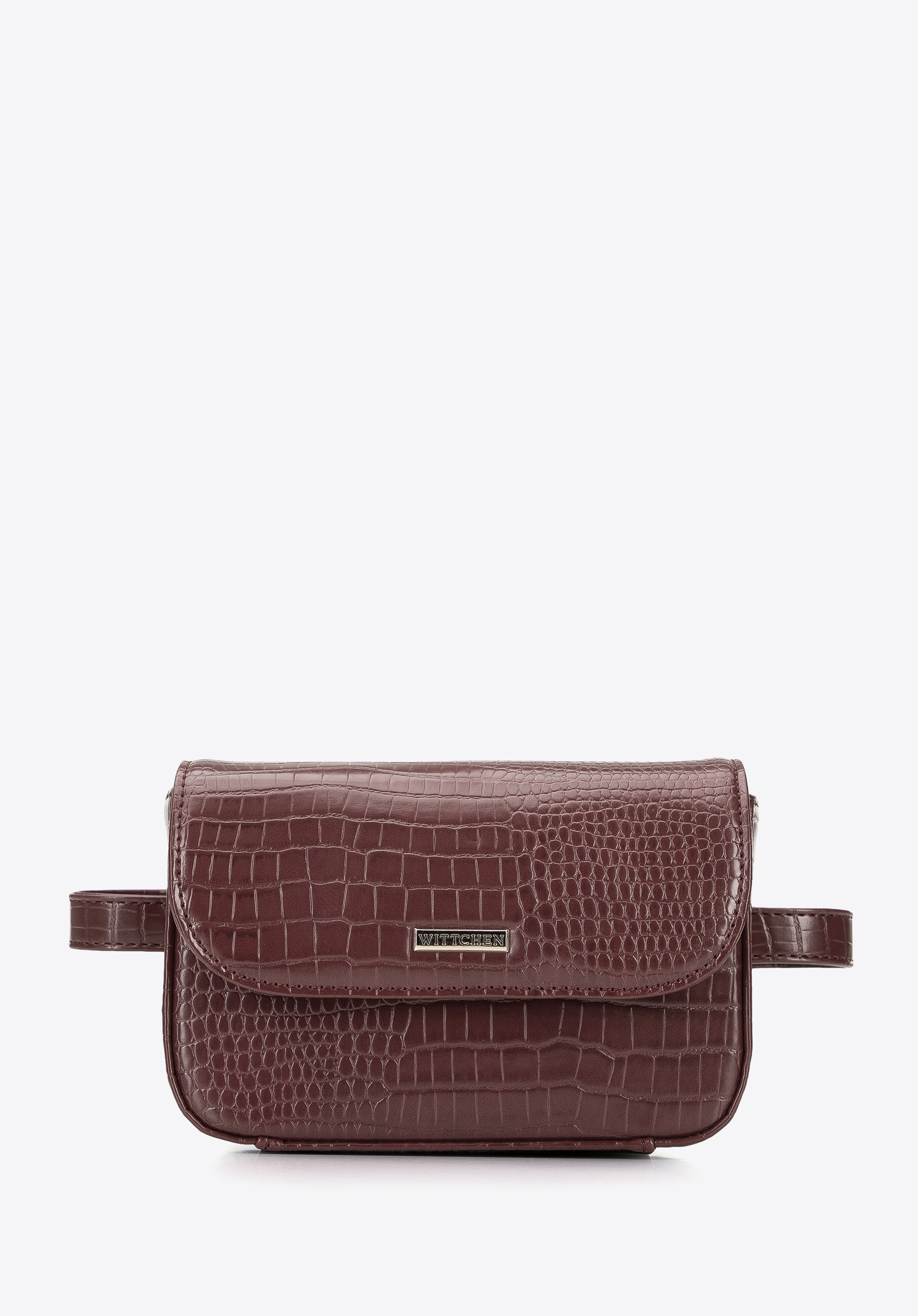 Damenhandtasche aus Öko-Leder, dunkelbraun, 95-3Y-533-4, Bild 1