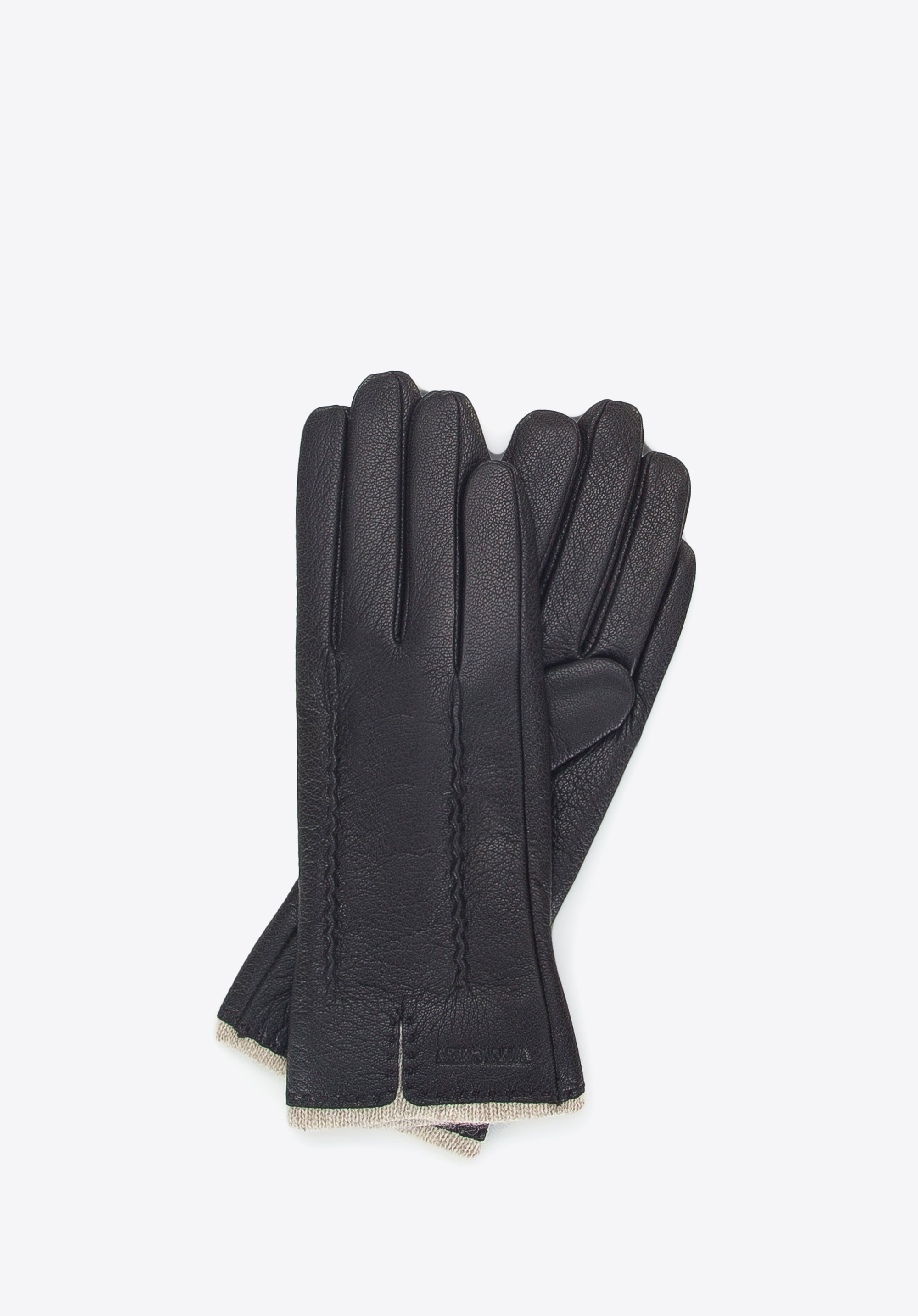 DAMENHANDSCHUHE, dunkelbraun, 44-6-511-DB-L, Bild 1