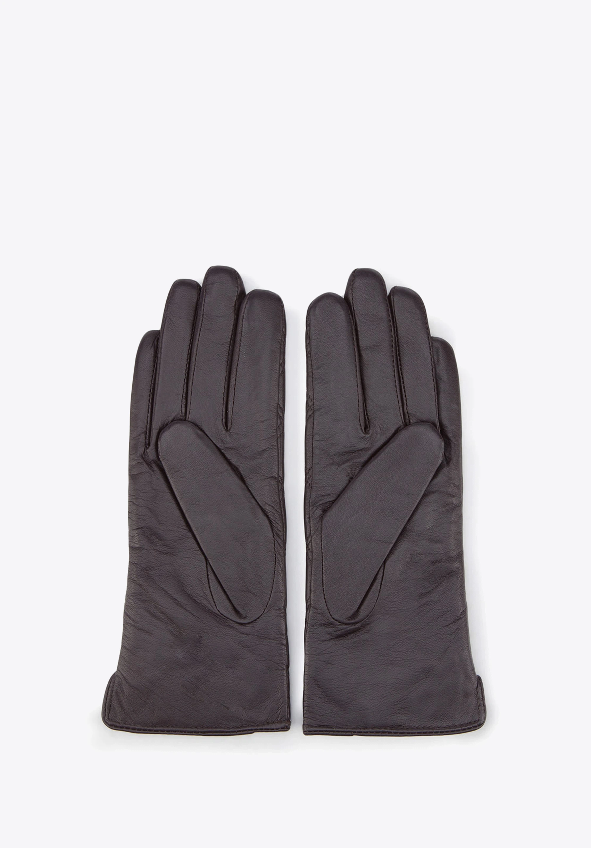 Damenhandschuhe, dunkelbraun, 39-6-561-BB-L, Bild 1
