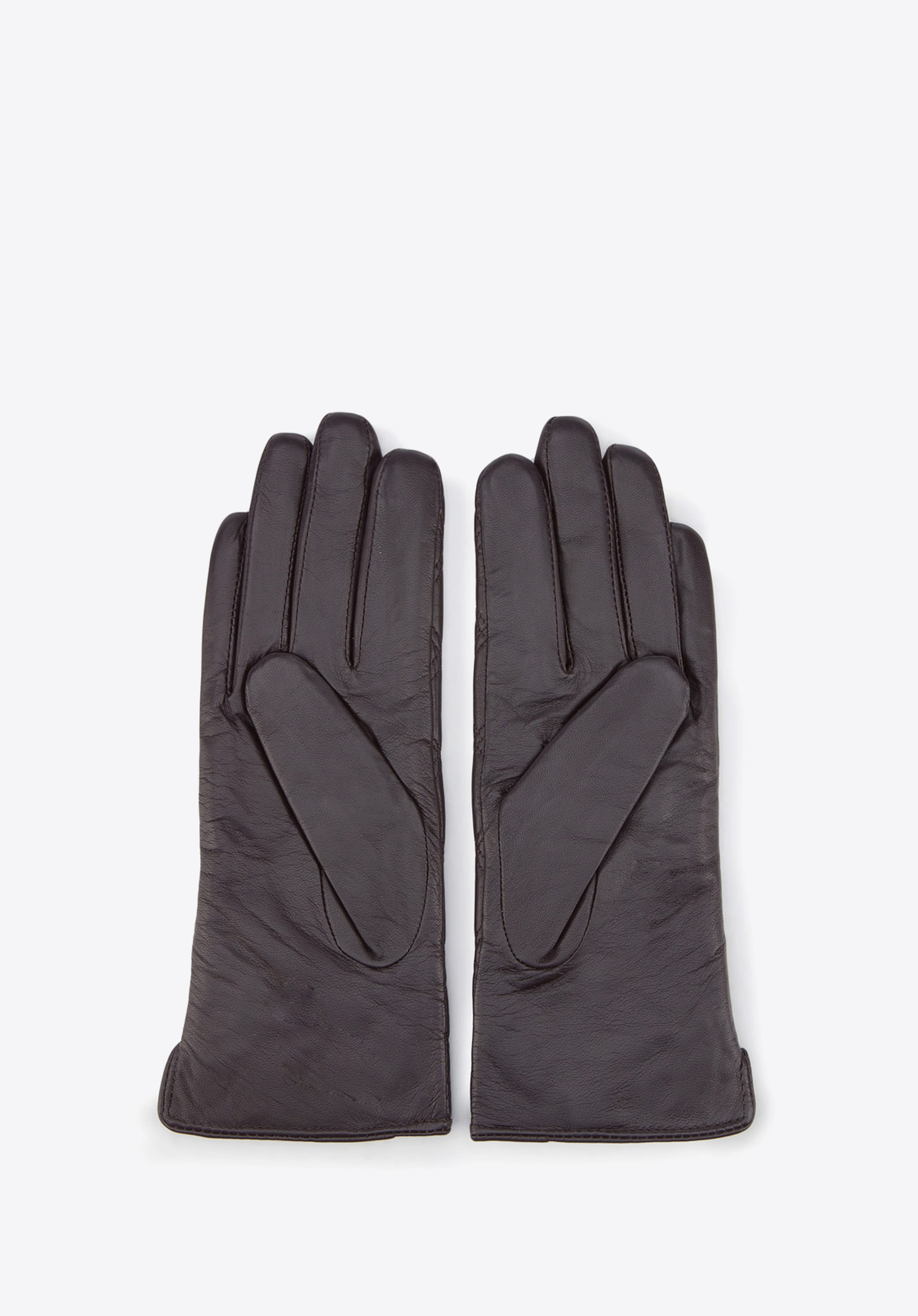 Damenhandschuhe, dunkelbraun, 39-6-561-BB-L, Bild 1