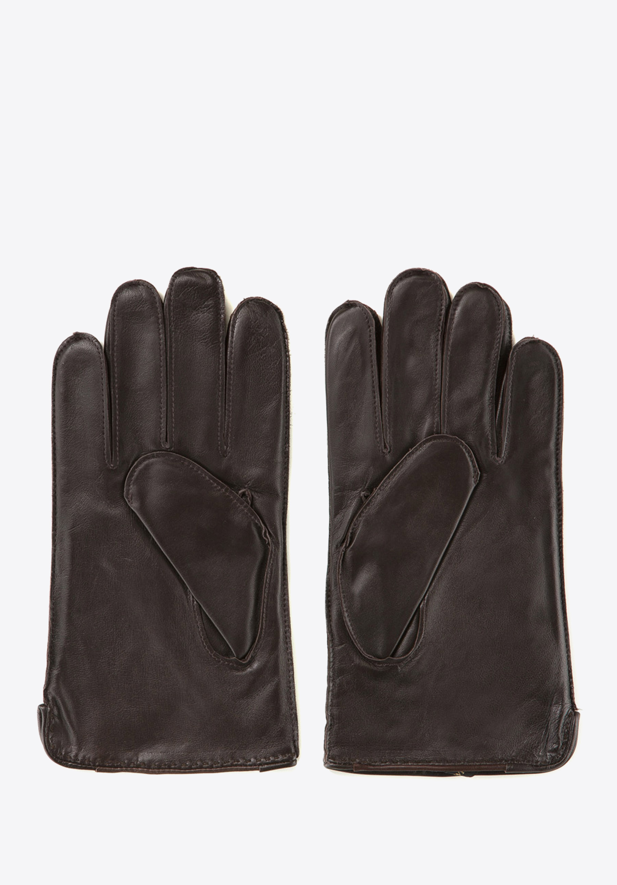 Herrenhandschuhe, dunkelbraun, 39-6-348-B-L, Bild 1