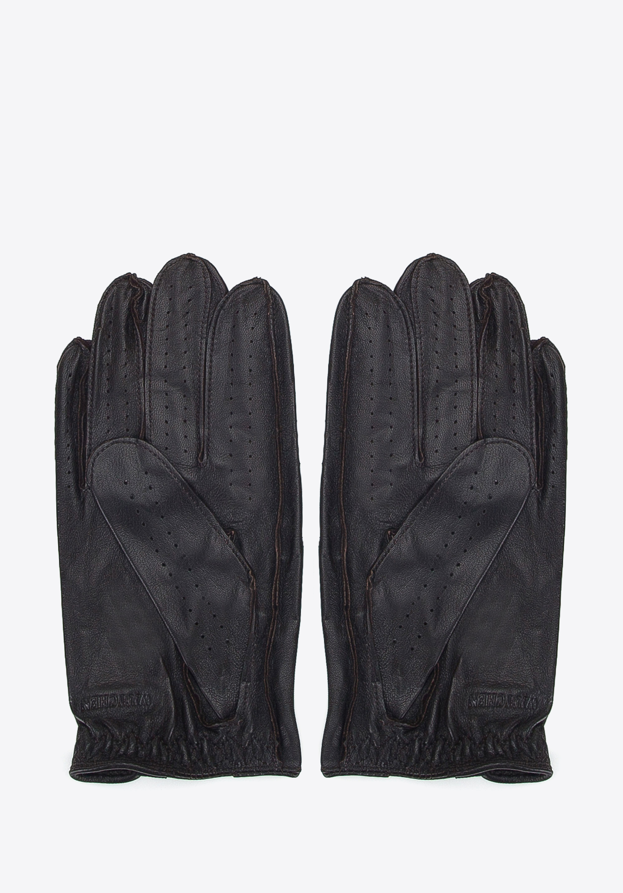 HERRENHANDSCHUHE, dunkelbraun, 46-6L-386-BB-M, Bild 1