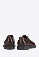 Klassische Derby-Schuhe aus Leder, dunkelbraun, 95-M-503-5-44, Bild 4