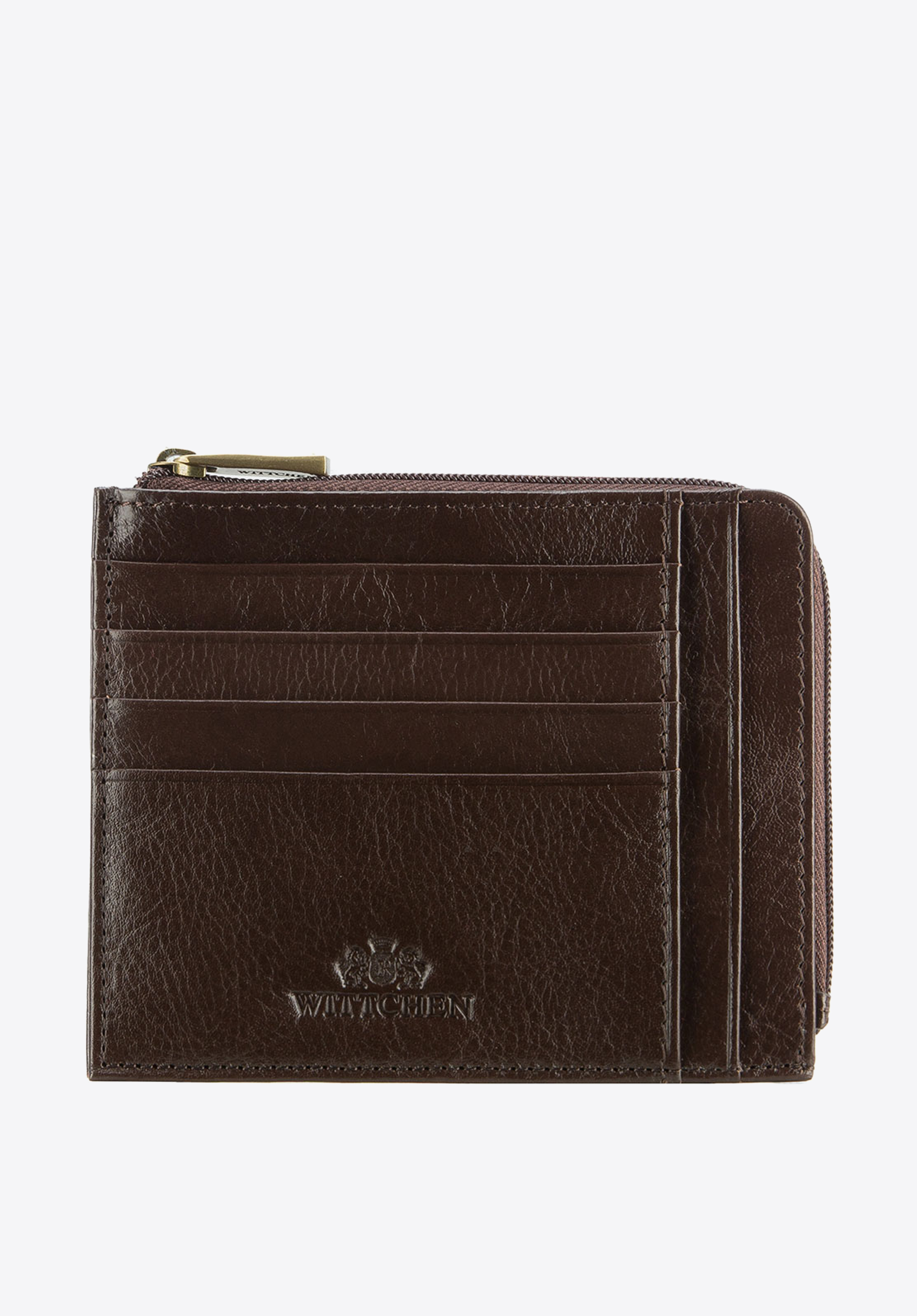 Klassisches Leder-Kartenetui, dunkelbraun, 21-2-037-4, Bild 1