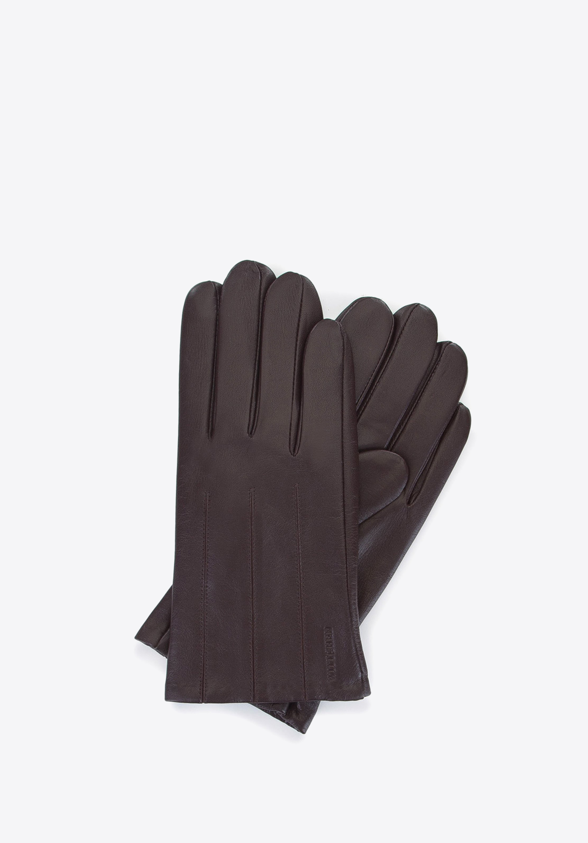 Lederhandschuhe für Herren, dunkelbraun, 44-6-457-B-M, Bild 1