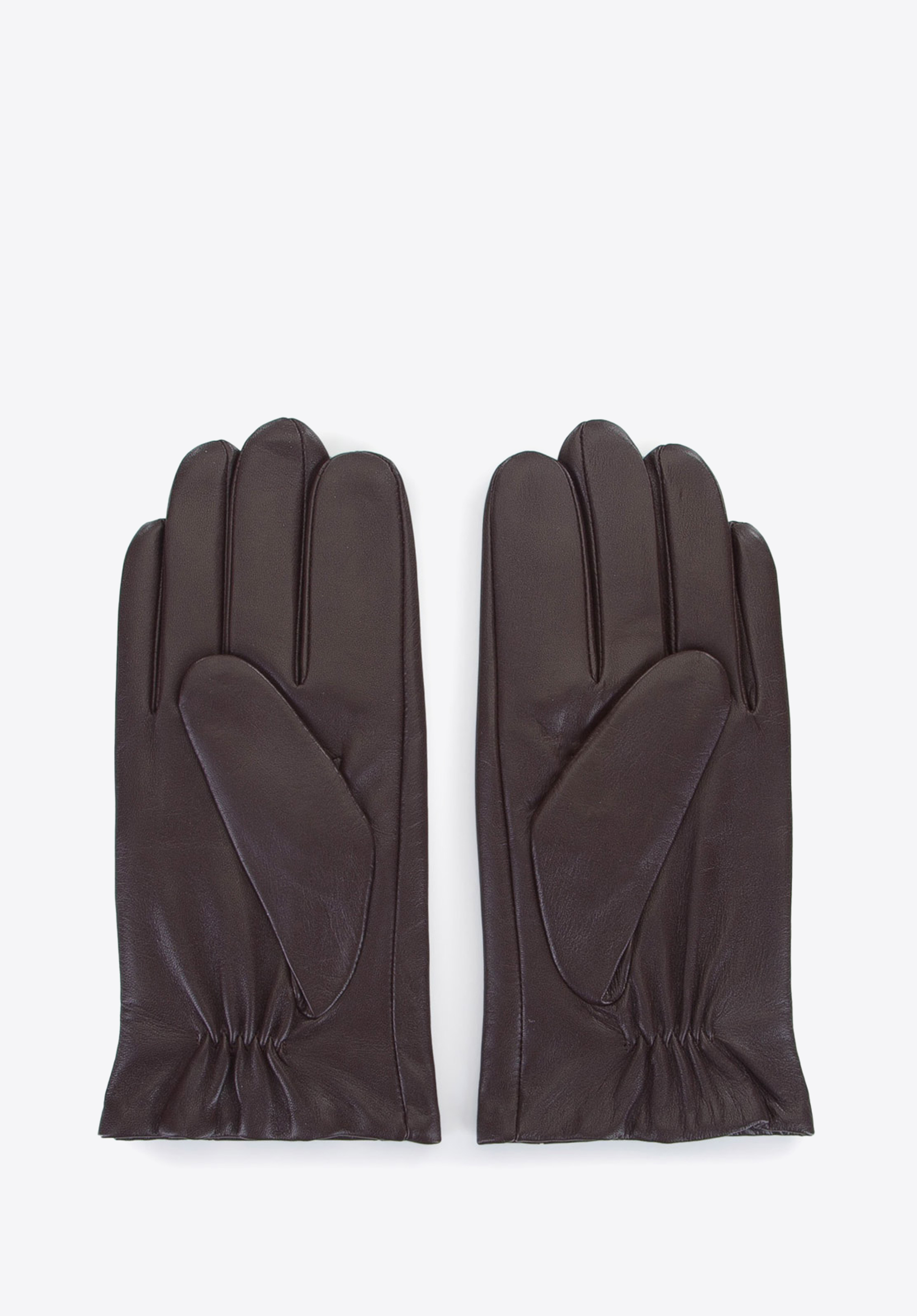 Lederhandschuhe für Herren, dunkelbraun, 44-6-457-B-M, Bild 1