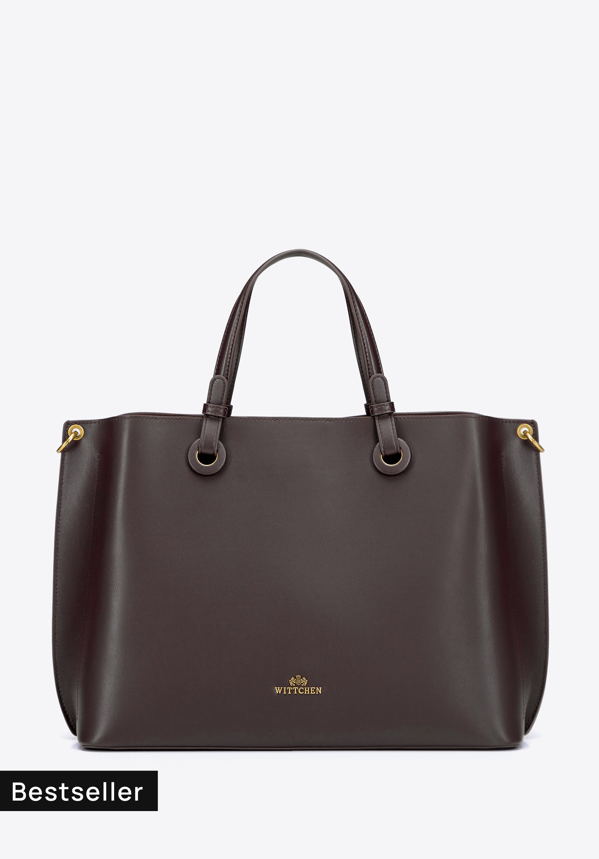 Ledertasche für Damen, dunkelbraun, 103-4E-206-4, Bild 1