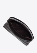 Mini-Tasche aus Leder mit  Kette, dunkelbraun, 29-2E-001-V, Bild 3