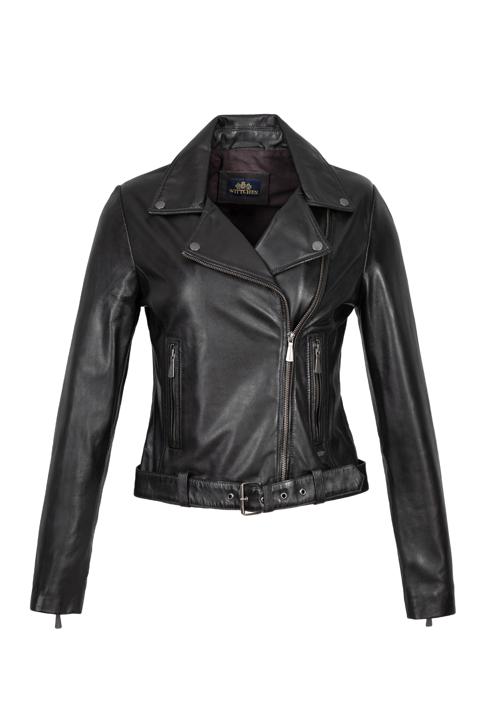Ramones- Jacke für Damen mit Gürtel, dunkelbraun, 97-09-805-4-S, Bild 30