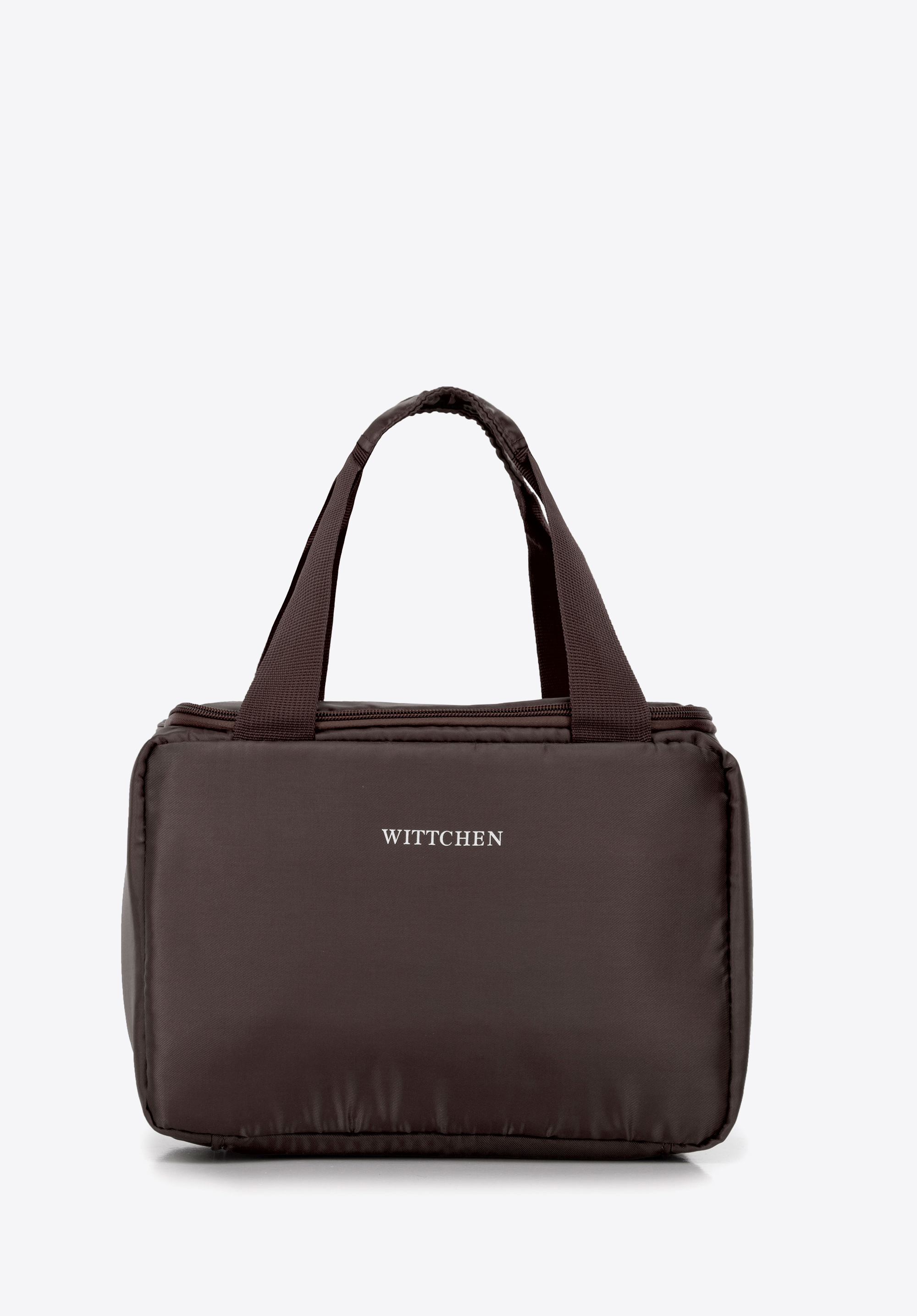 Rechteckige Lunchbox-Tasche, dunkelbraun, 56-3-020-4, Bild 1