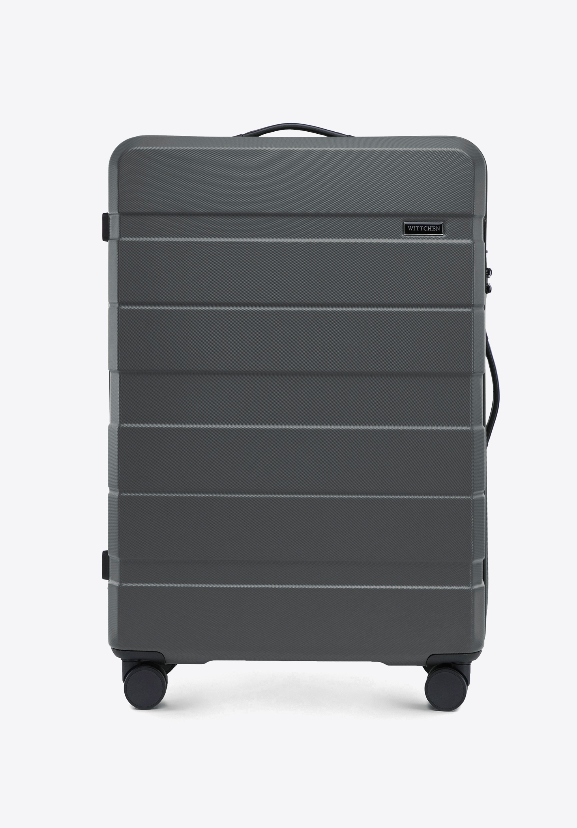 Großer Koffer aus ABS, dunkelgrau, 56-3A-103-01, Bild 1