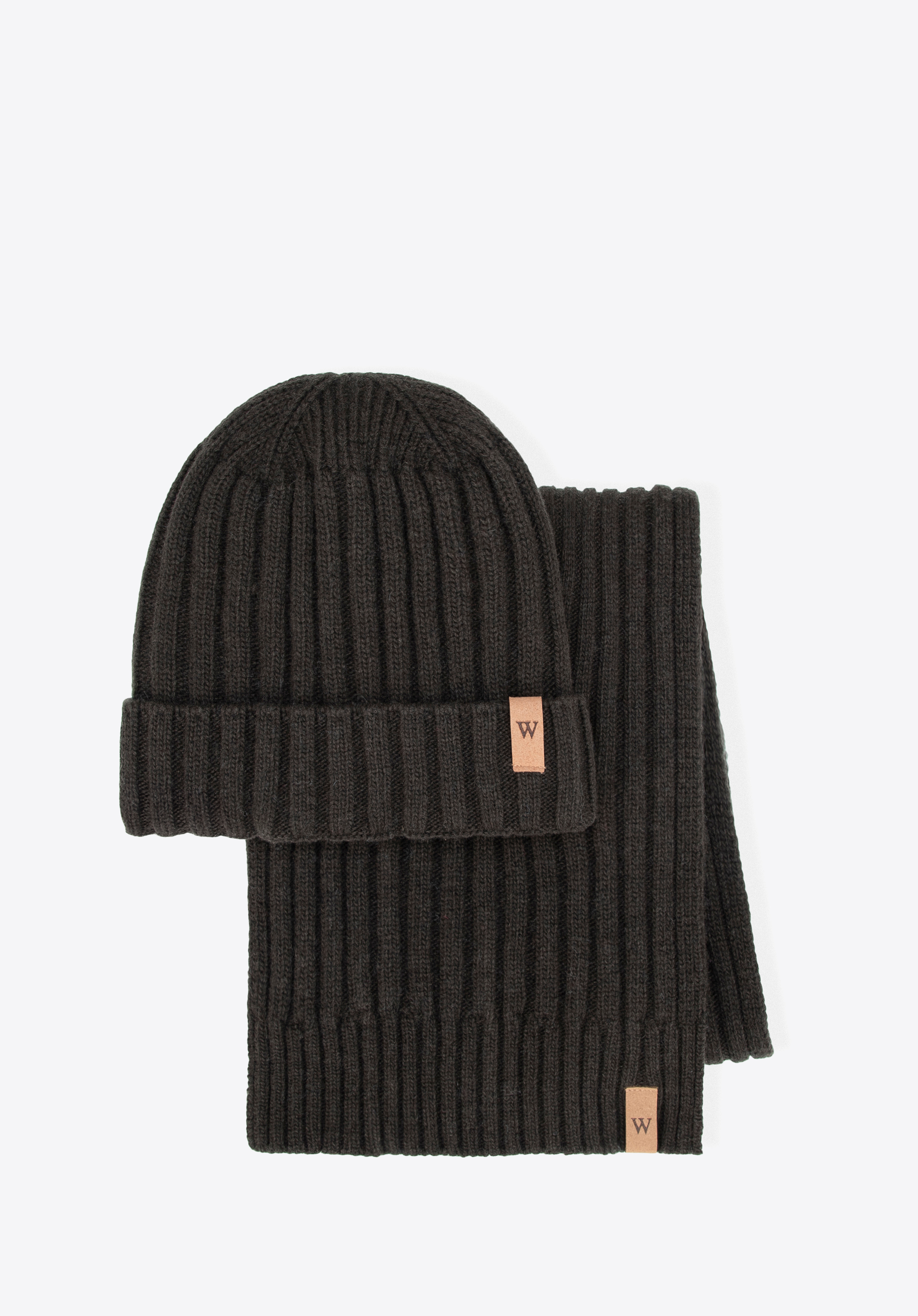 Herren-Winterset aus Wollmischung, dunkelgrün, 101-SF-501-Z, Bild 1