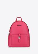 Damenrucksack mit Vordertasche, dunkelpink, 29-4Y-003-BF, Bild 1