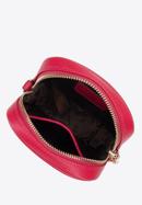 Mini-Tasche für Damen aus Leder, dunkelpink, 96-4E-610-P, Bild 3