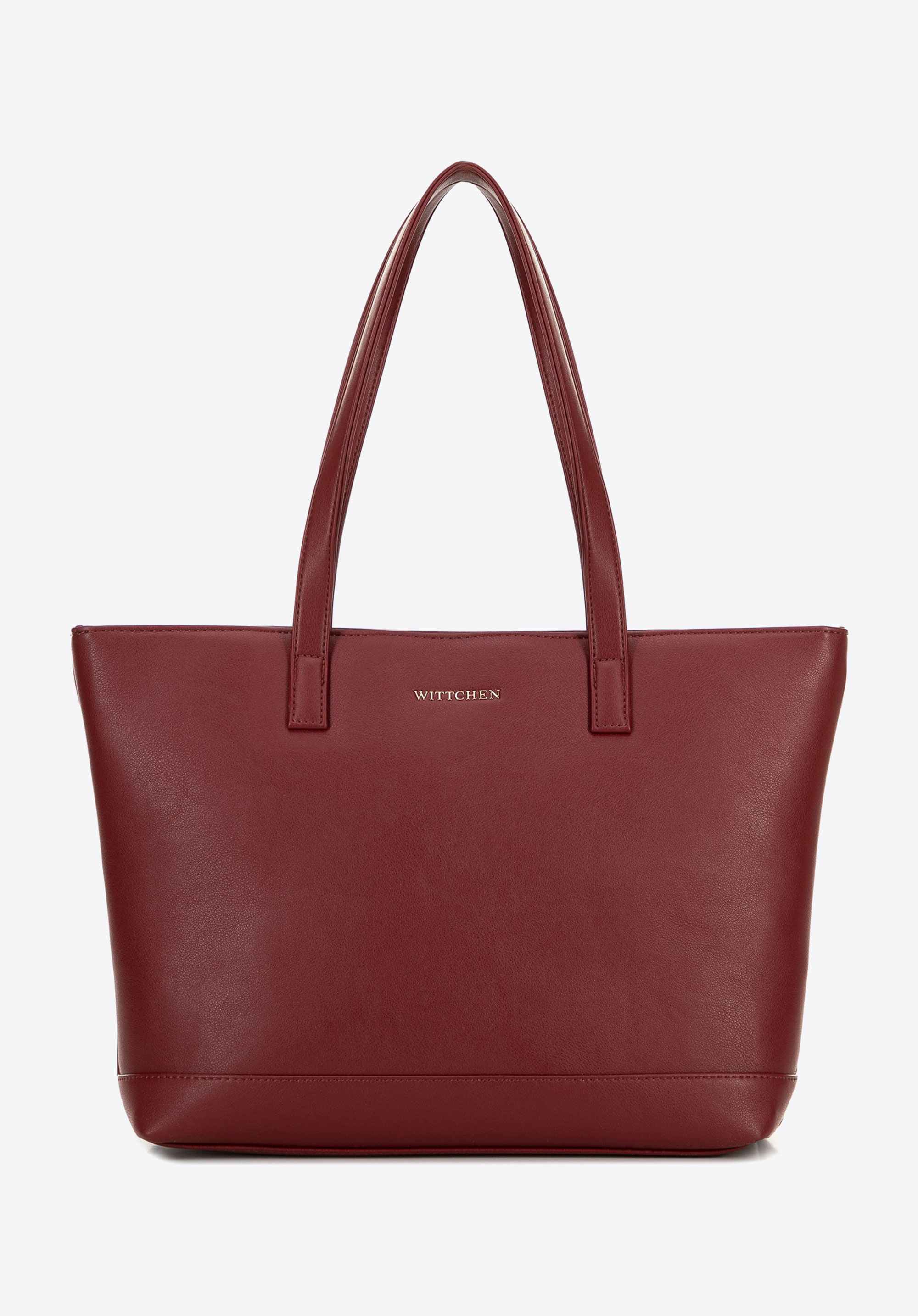15,6"-Laptoptasche für Damen aus Öko-Leder, dunkelrot, 100-4Y-915-3, Bild 1