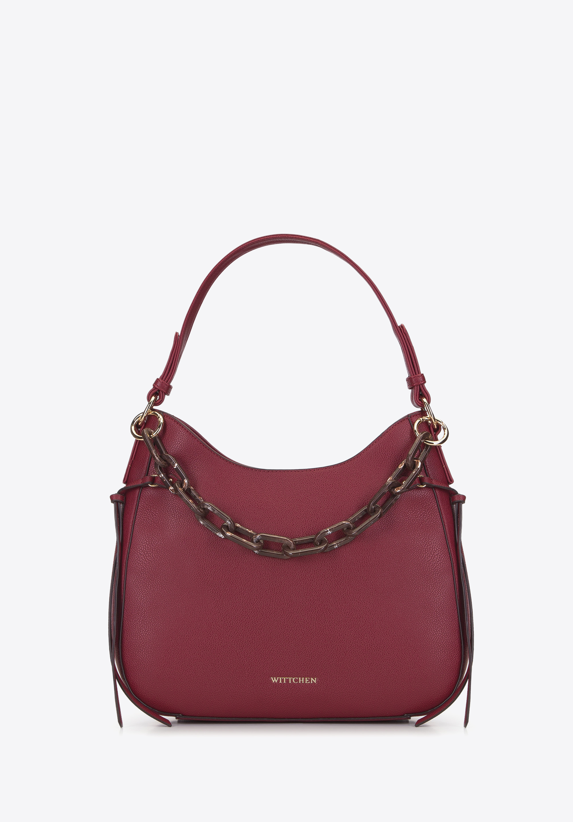 Beuteltasche mit dicker Kette
