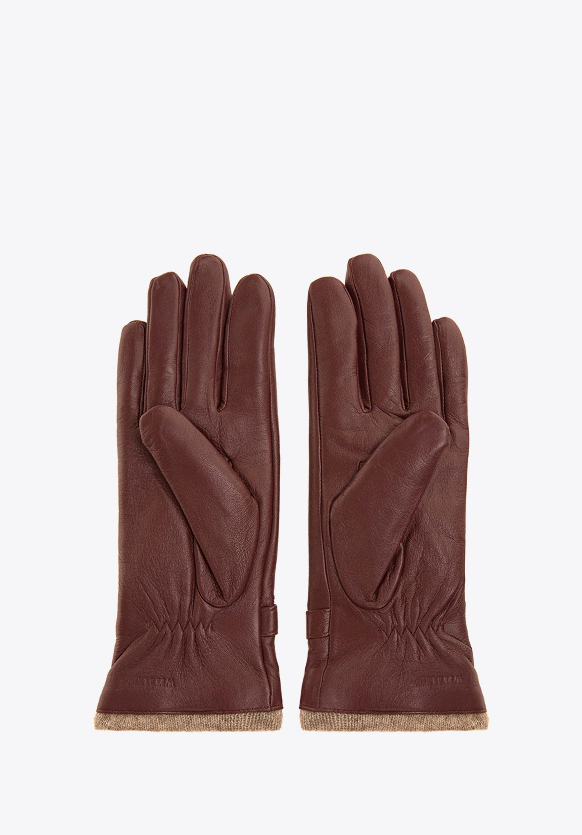 DAMEN-HANDSCHUHE, dunkelrot, 44-6-514-BD-X, Bild 1