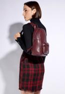 Damen-Rucksack aus Kunstleder, dunkelrot, 95-4Y-425-3, Bild 15