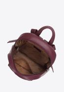 Damen-Rucksack aus Kunstleder, dunkelrot, 95-4Y-425-3, Bild 3