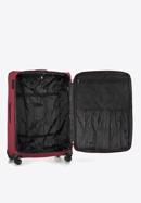 Großer Koffer mit buntem Reißverschluss, dunkelrot, 56-3S-503-31, Bild 5