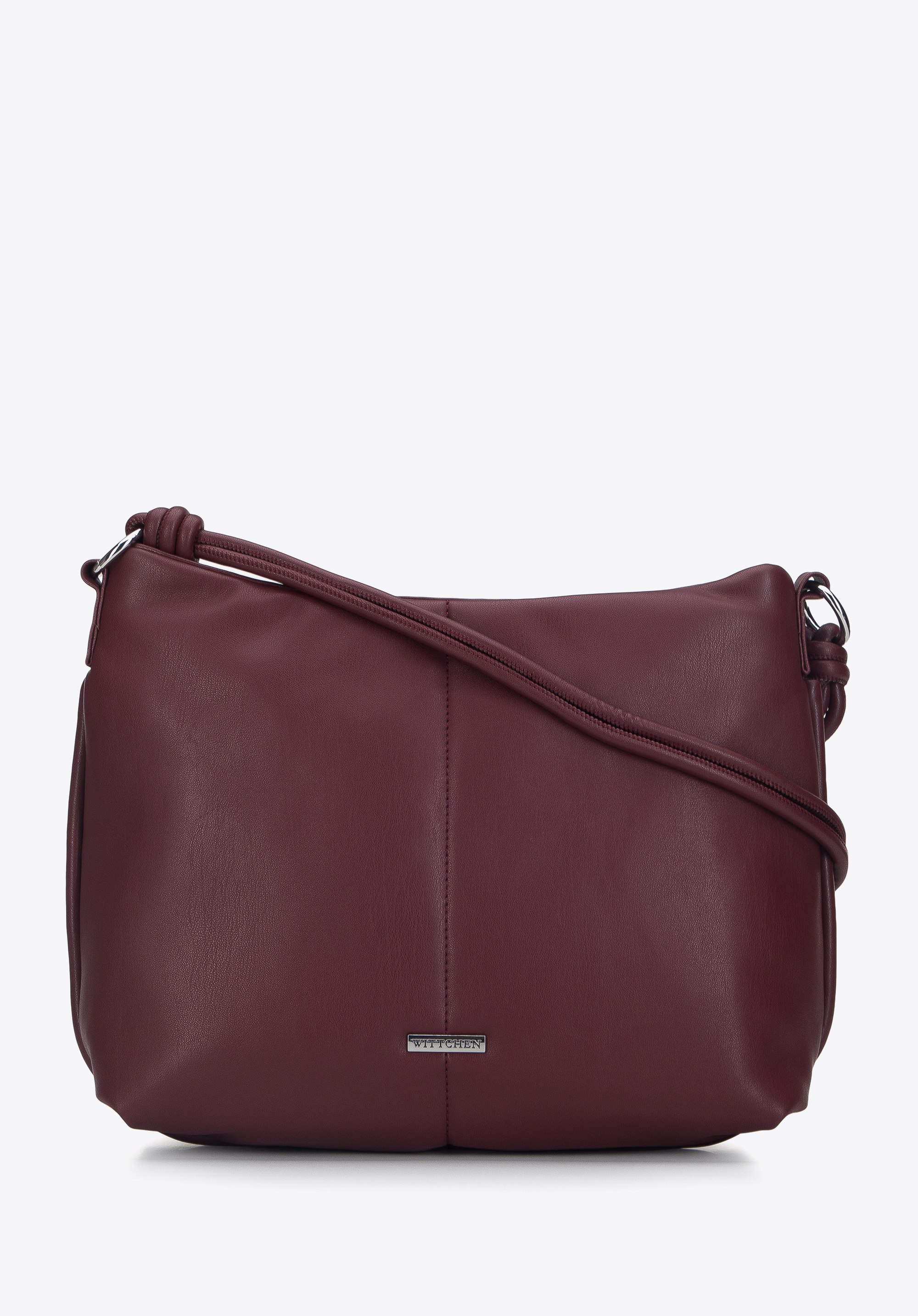 Handtasche aus weichem Öko-Leder mit Knoten