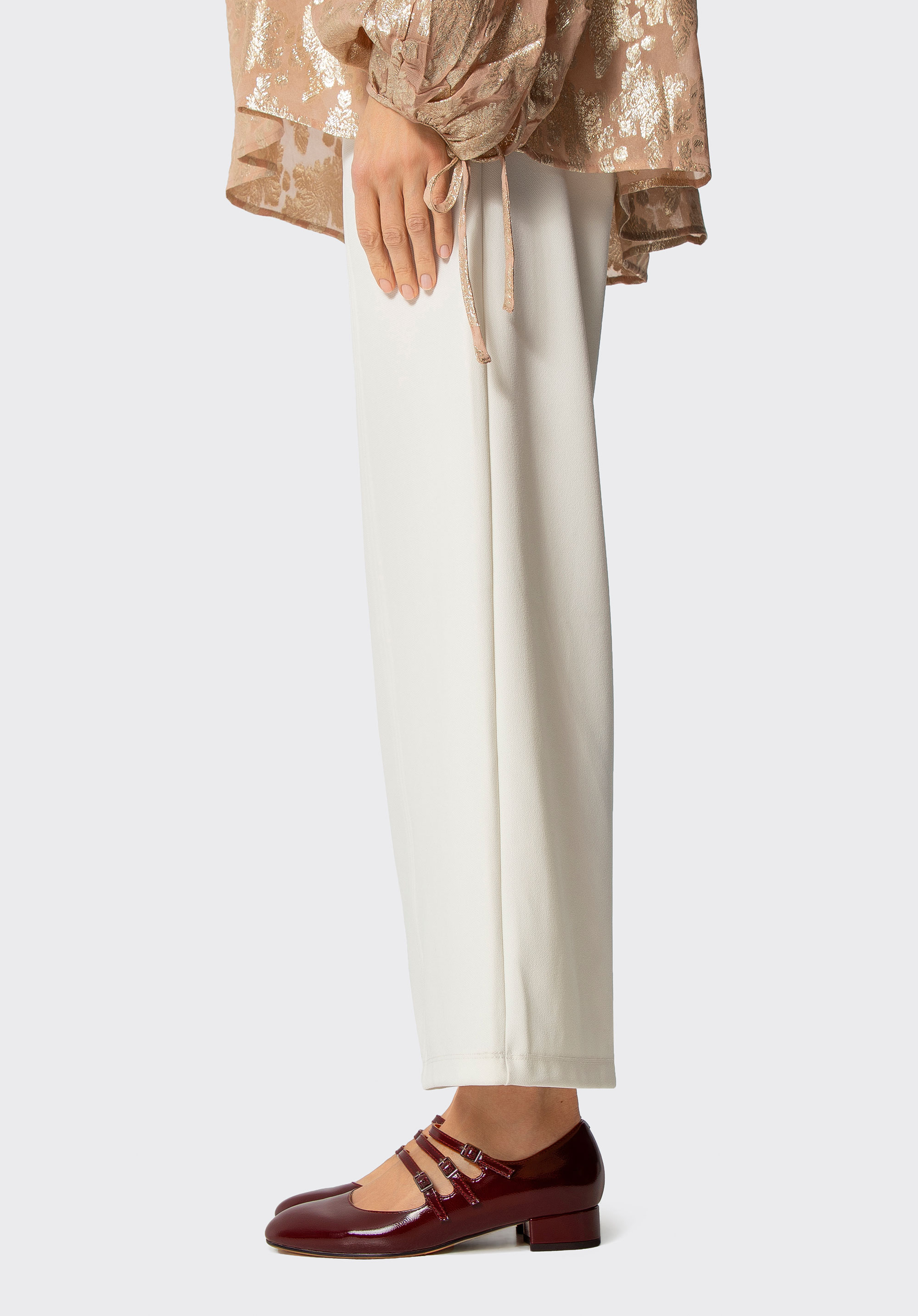 Lackpumps mit drei Riemen, dunkelrot, 101-D-958-3-37, Bild 1