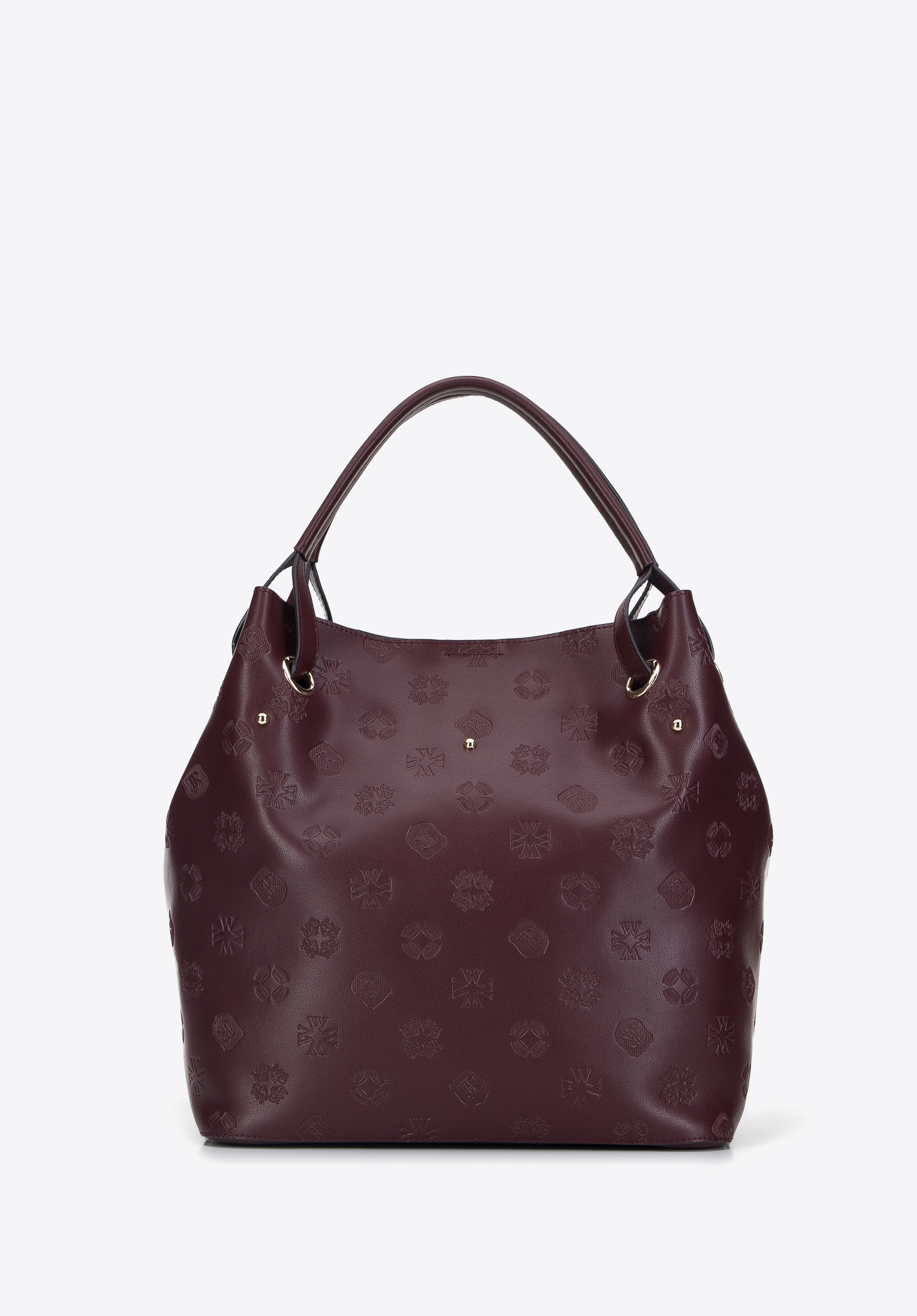 Ledertasche mit Monogramm