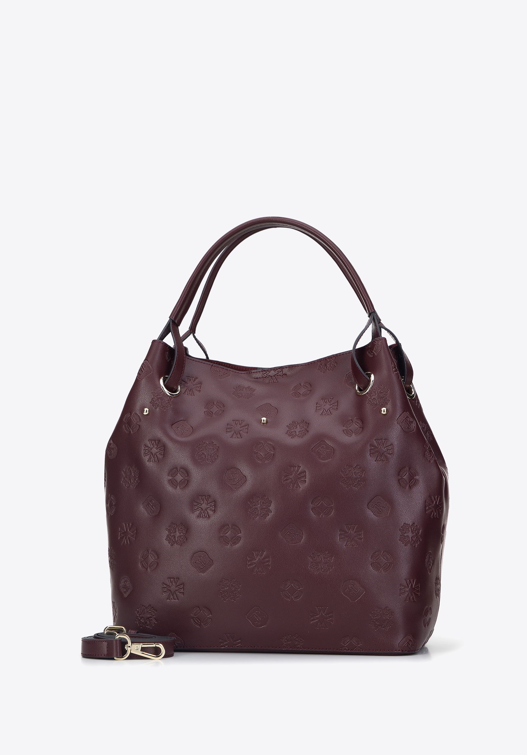 Ledertasche mit Monogramm