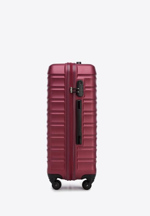 Mittelgroßer Koffer mit Gepäckanhänger, dunkelrot, 56-3A-312-70Z, Bild 5
