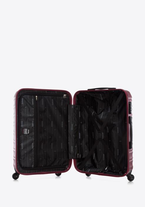 Mittelgroßer Koffer mit Gepäckanhänger, dunkelrot, 56-3A-312-35Z, Bild 6
