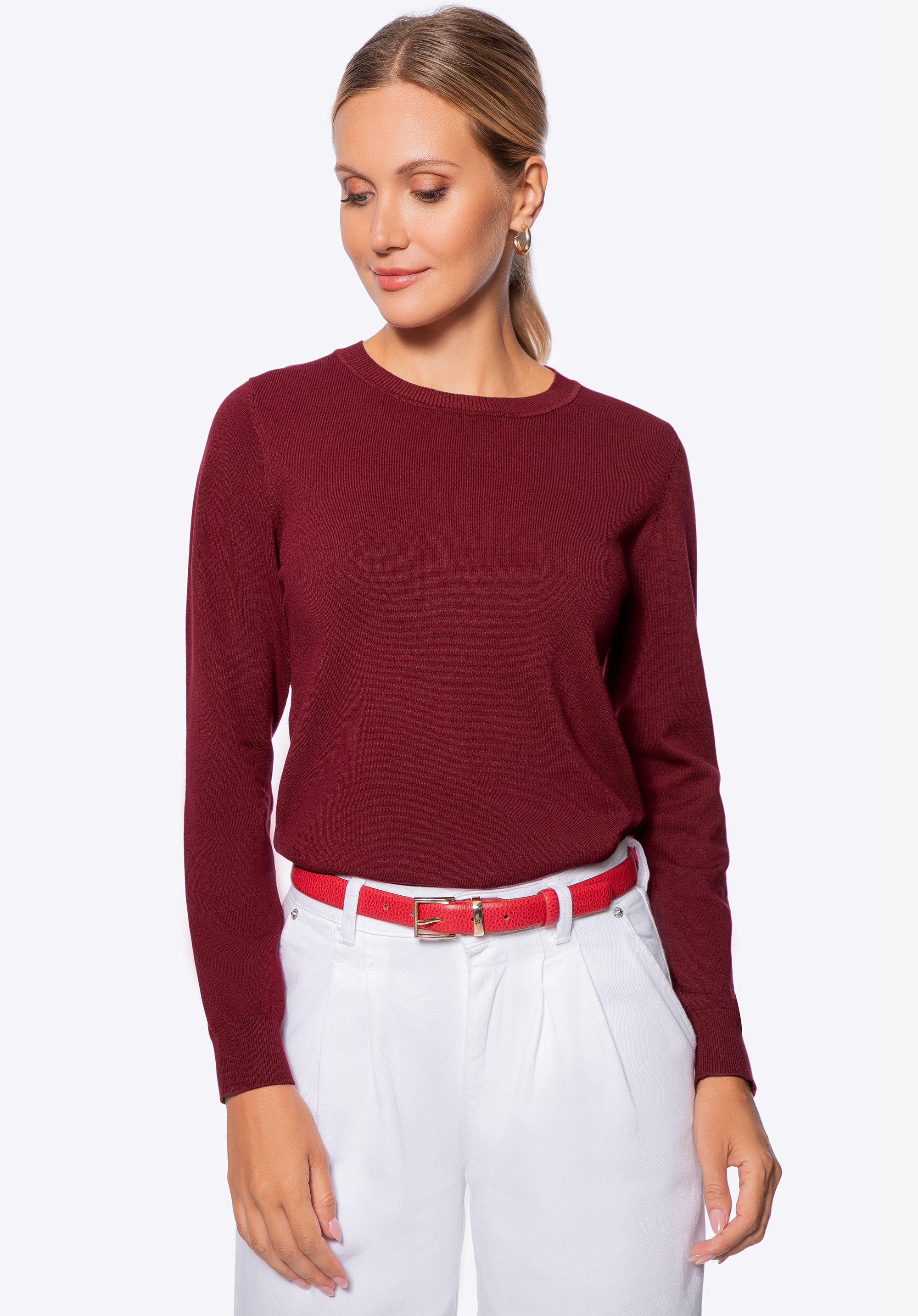 Pullover, dunkelrot, 29-99-002-3-XL, Bild 1