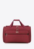 Reisetasche mit rotem Reißverschluss, dunkelrot, 56-3S-507-91, Bild 1