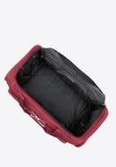 Reisetasche mit rotem Reißverschluss, dunkelrot, 56-3S-507-31, Bild 3