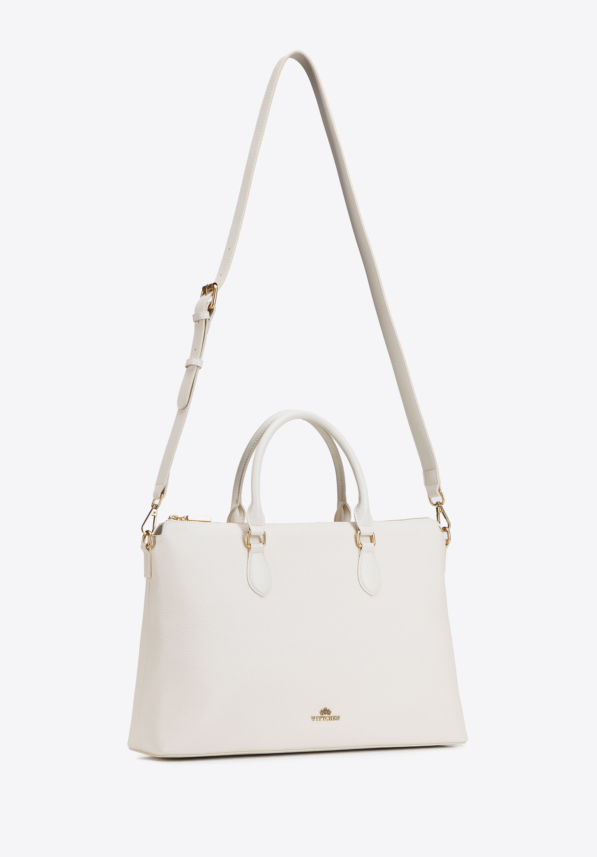 Damen-Laptoptasche aus Leder (13,3 Zoll) mit Fach