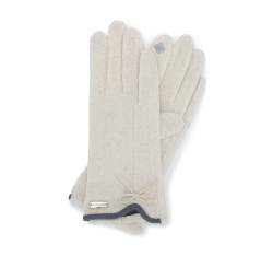 Dámské rukavice, ecru, 47-6A-004-0-U, Obrázek 1