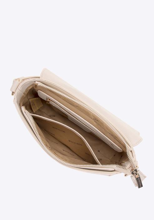 Klasická malá dámská kabelka z ekologické kůže, ecru, 98-4Y-215-0, Obrázek 3