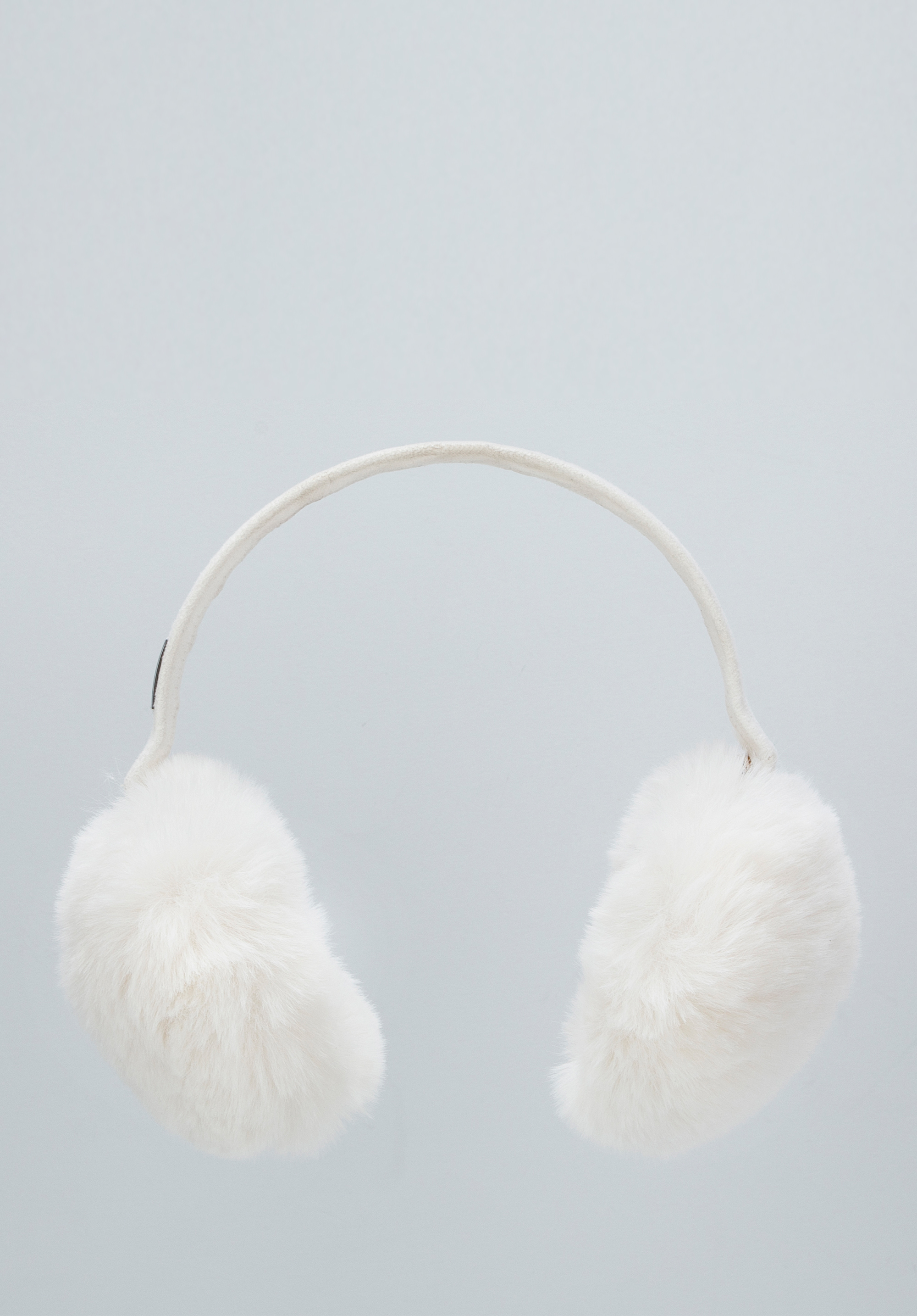 Ohrenwärmer für Damen, ecru, 97-HF-018-0, Bild 1